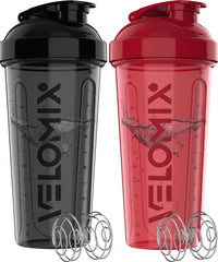 VELOMIX frente del pack rojo y negro muestra beneficios de identificación rápida