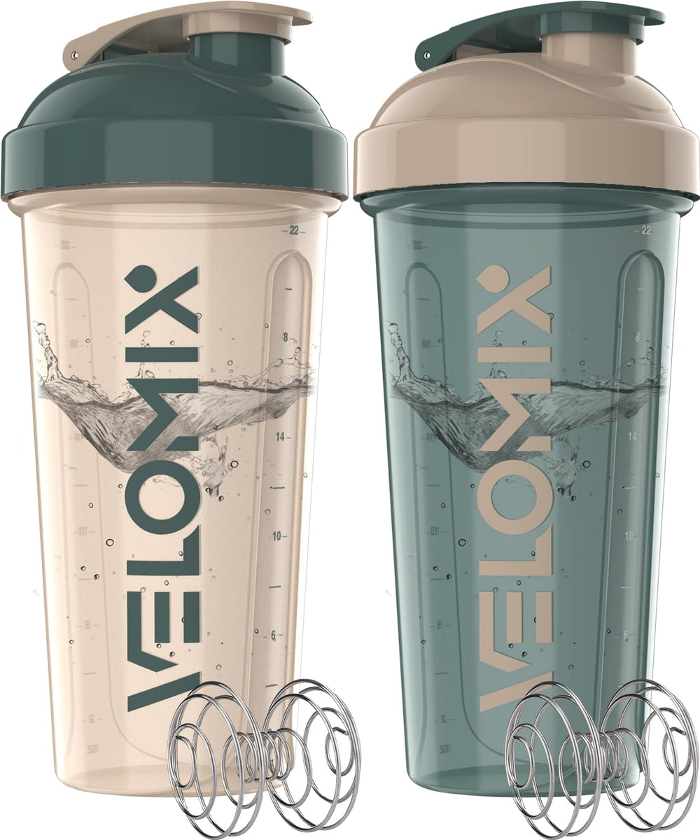 VELOMIX pack frontal azul y beige mostrando diseño y volumen práctico