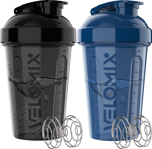 VELOMIX vista frontal del pack azul y negro con buen agarre
