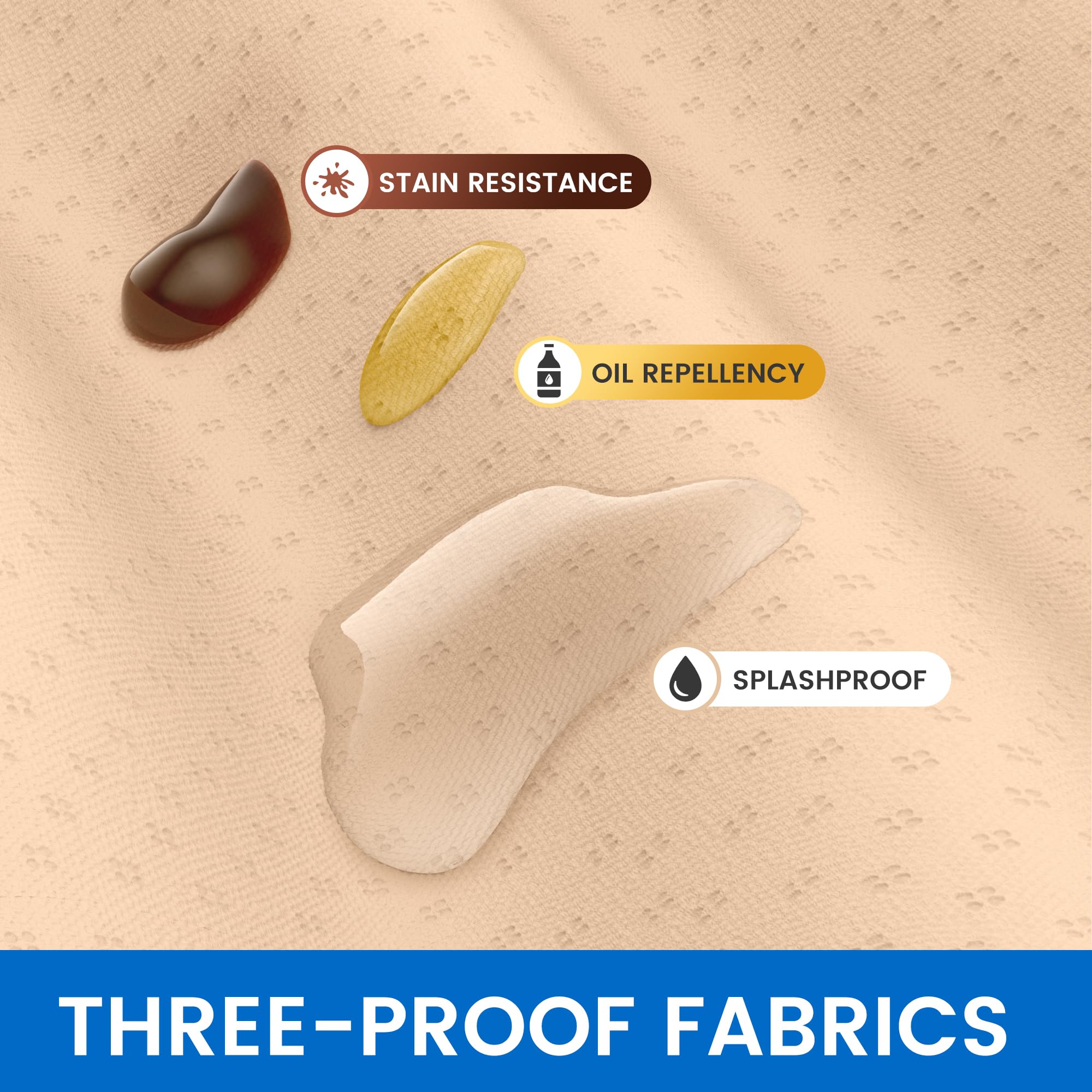 Velpeau primer plano de la textura del tejido, transpirable y elástico
