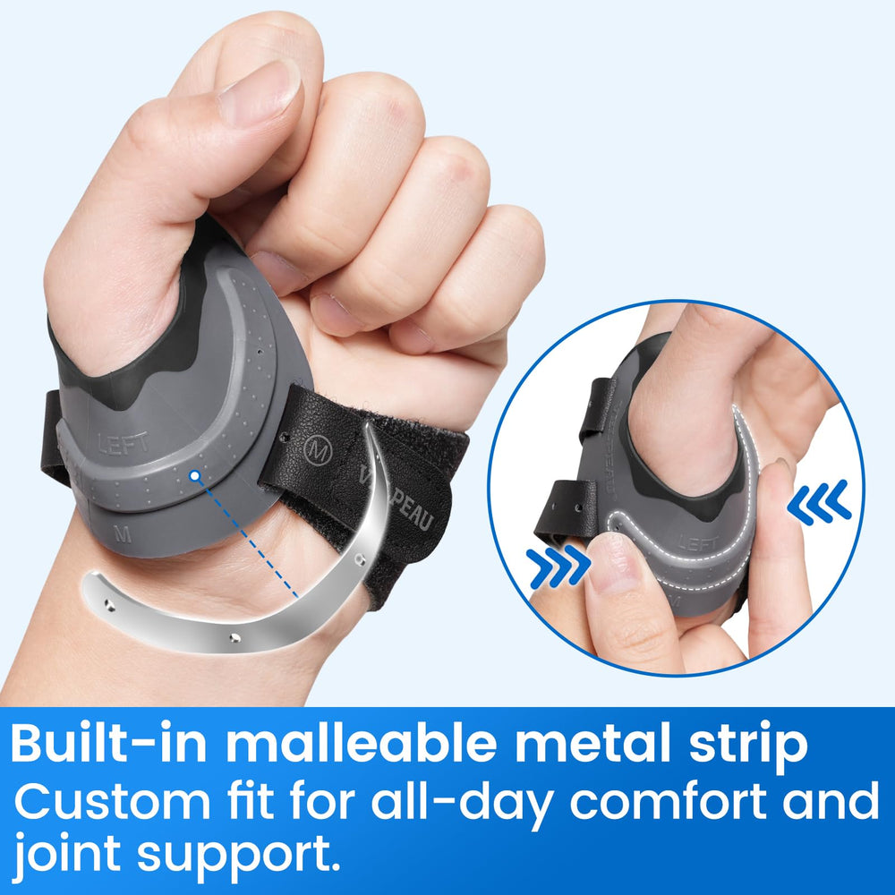 Velpeau detalle del material PET que ofrece soporte ligero y duradero