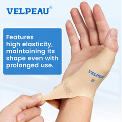 Velpeau detalle de tejido transpirable que promete secado rápido