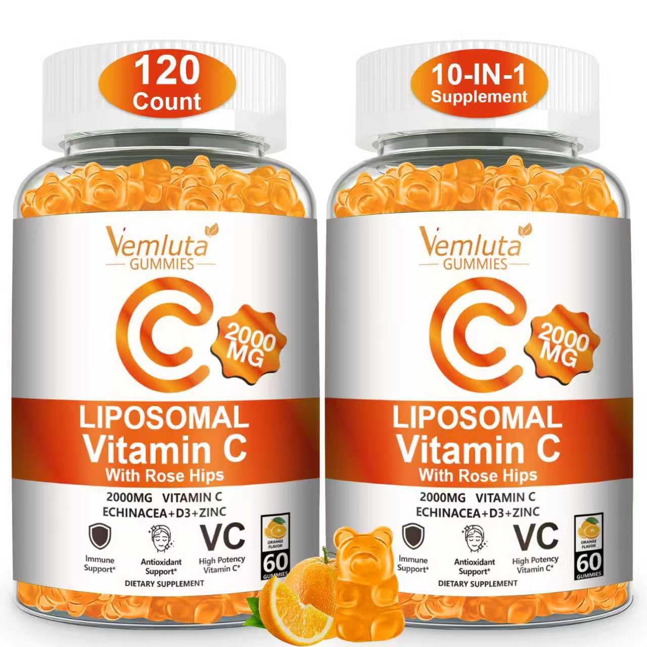 Vemluta frente del envase mostrando diseño y beneficios clave