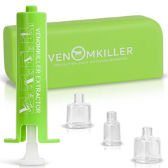 VENOMKILLER vista frontal del extractor, alivio portátil inmediato