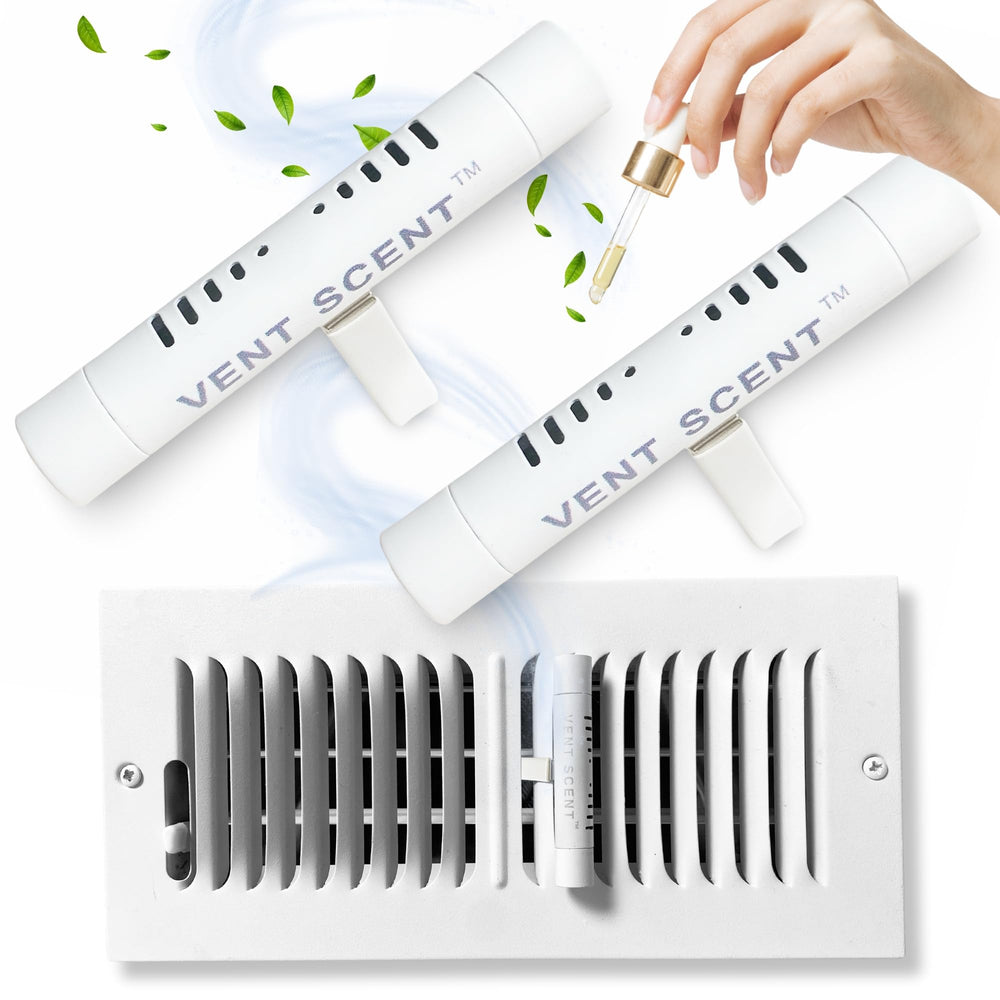 Vent Scent frente del empaque mostrando facilidad de instalación
