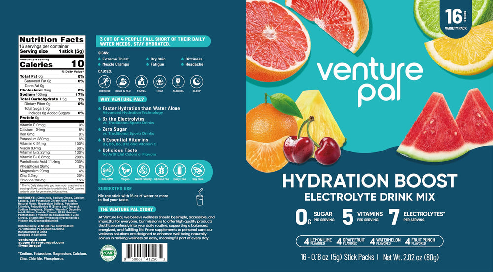 Venture Pal caja multipack lista para viaje, práctico y sin azúcar