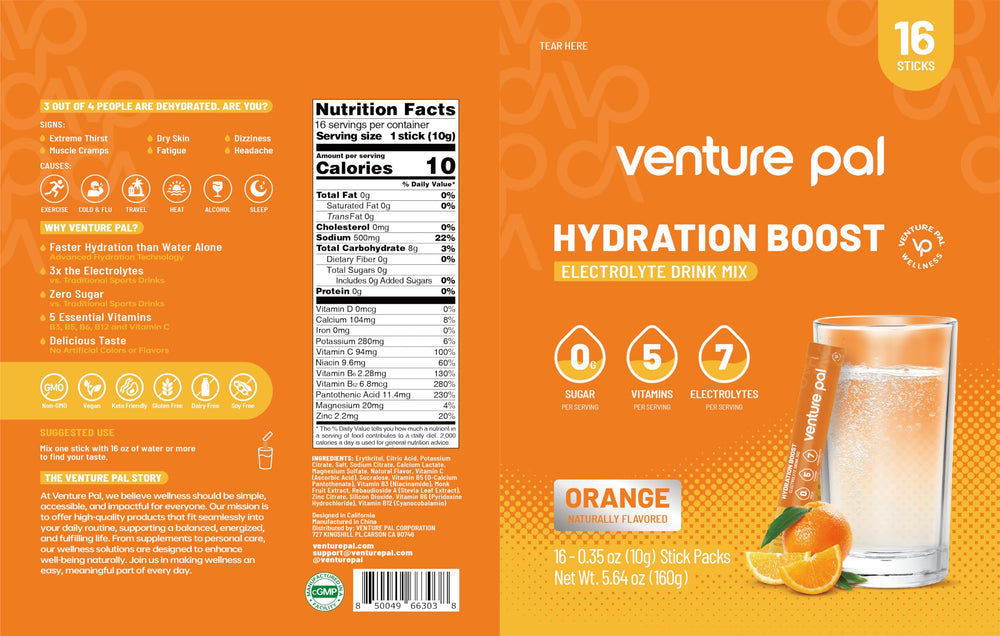 Venture Pal junto a colágeno y creatina, combina bien con otros suplementos