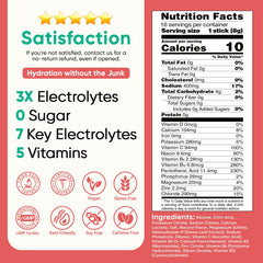 Venture Pal etiqueta de ingredientes legible, transparencia en minerales y vitaminas