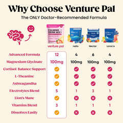 Venture Pal textura del polvo fino y fácil disolución para comodidad