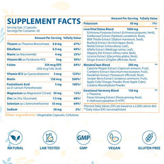 Verdanthus etiqueta con lista de ingredientes para transparencia y confianza