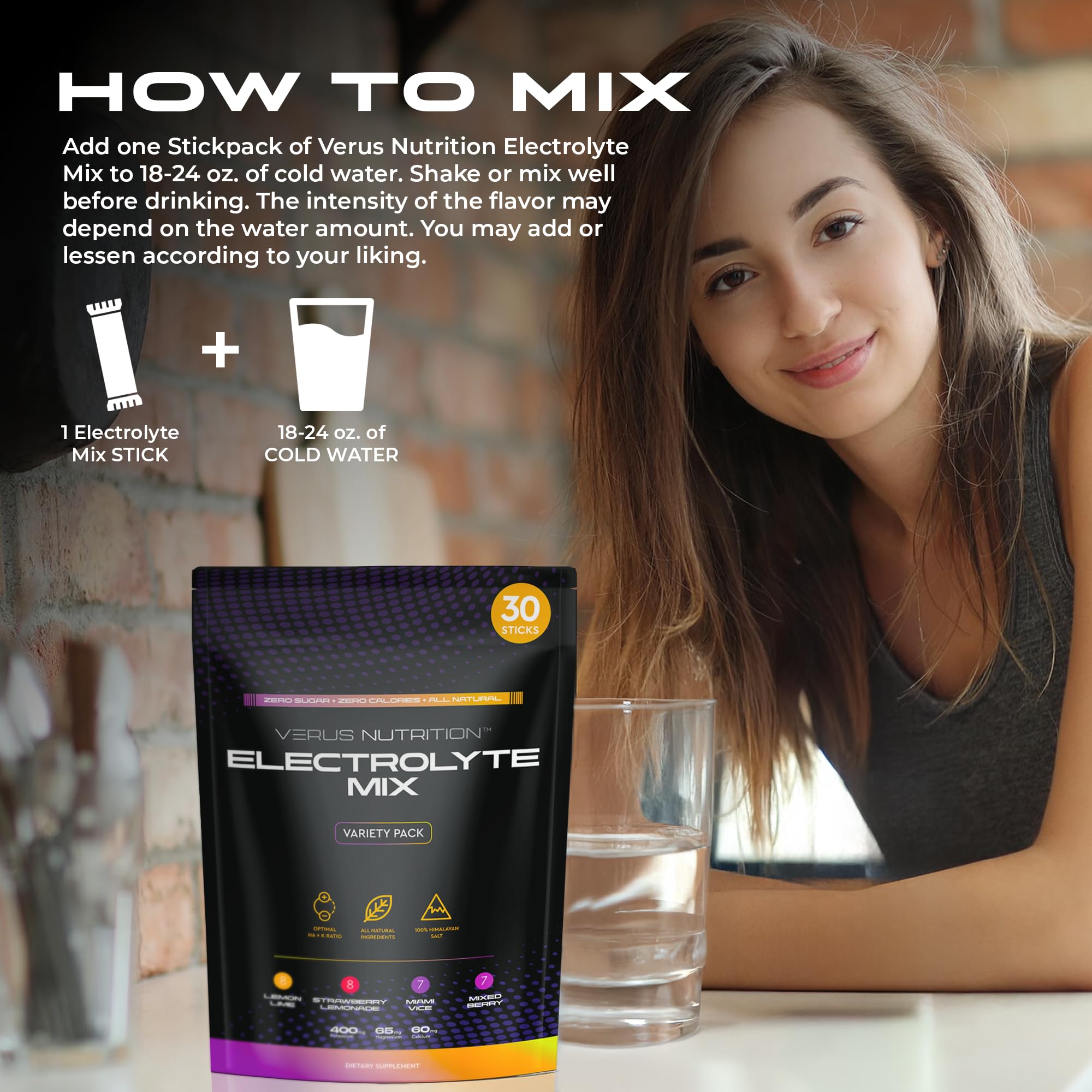 VERUS NUTRITION etiqueta nutricional clara para revisar ingredientes