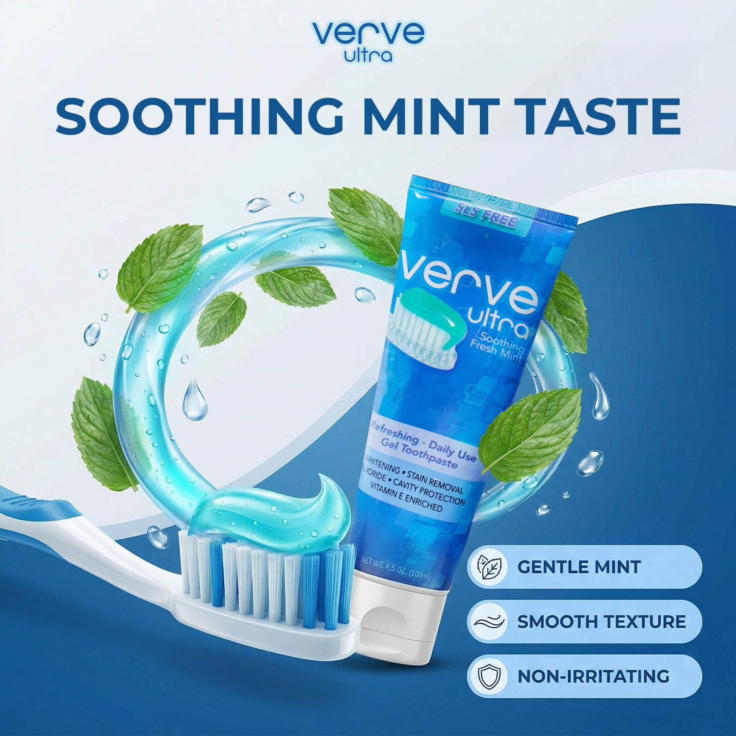 Verve etiqueta con ingredientes para transparencia y confianza
