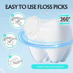 Vetuslumen primer plano del hilo dental resistente y textura fina