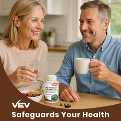 VEV estilo de vida con desayuno saludable y frasco, complementa rutinas