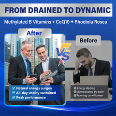 Veyttisy ingredientes clave B metiladas y CoQ10 para energía