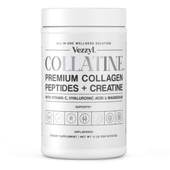 Vezzyl Collatine envase frontal mostrando etiqueta y peso 500 g, beneficio presentación clara