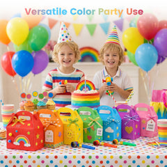 VGOODALL cajas en mesa de fiesta aportando color y decoración coordinada