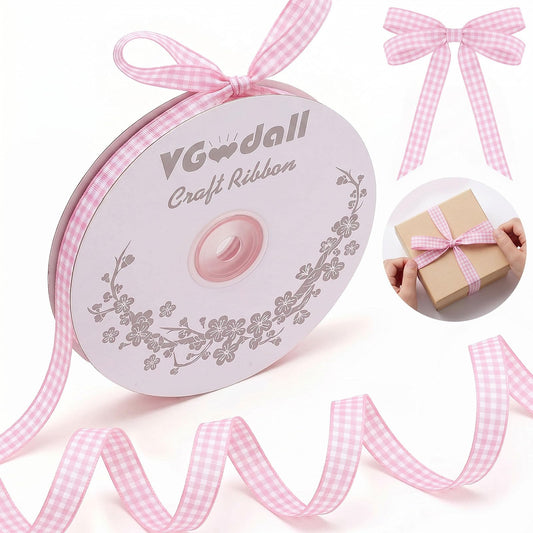 VGOODALL rollo frontal muestra largo y patrón vichy, ahorro para proyectos grandes