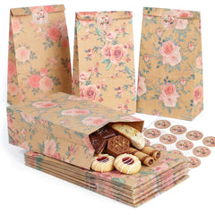 VGOODALL paquete frontal de 24 bolsas florales con presentación elegante