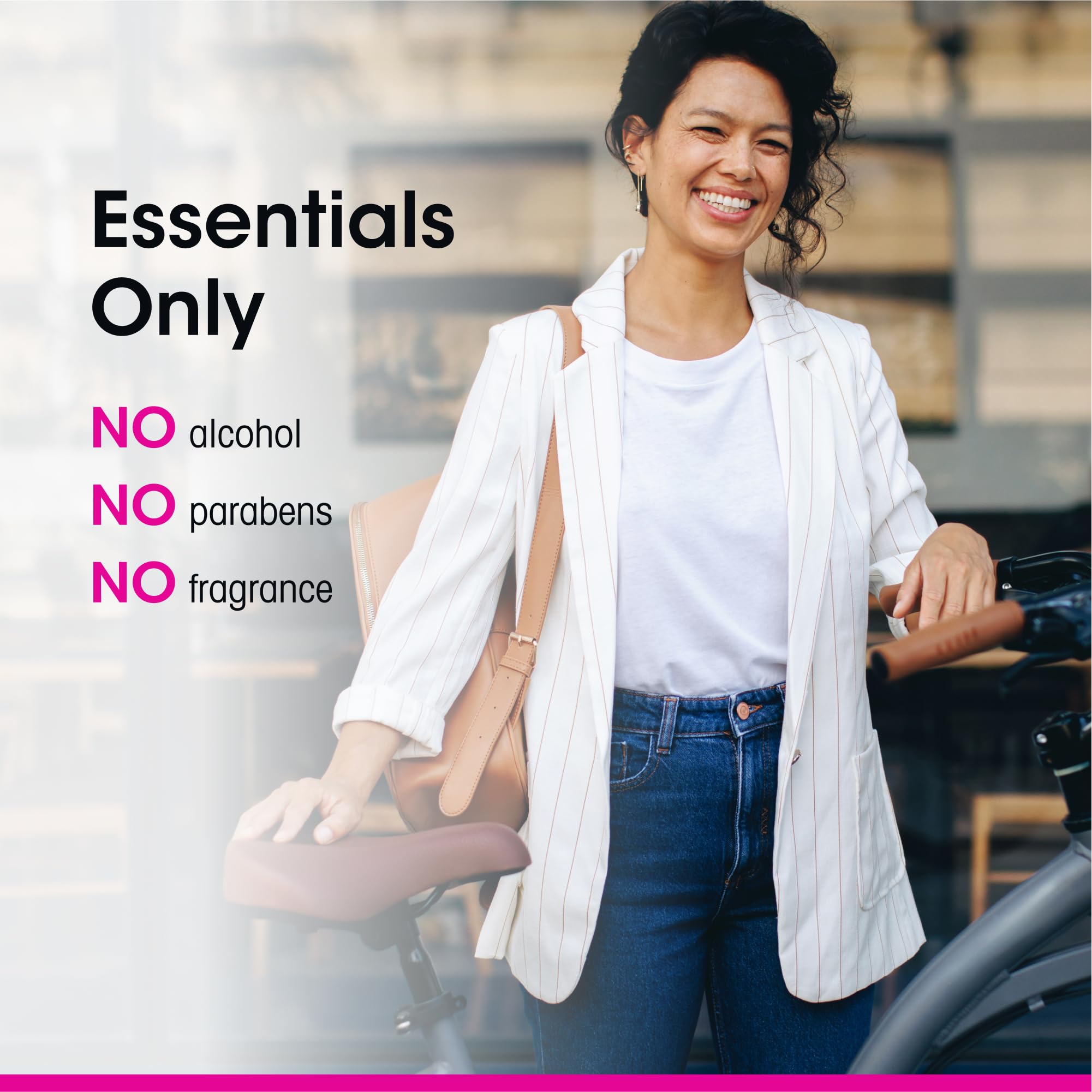 vH essentials caja abierta con supositorios listos para uso diario