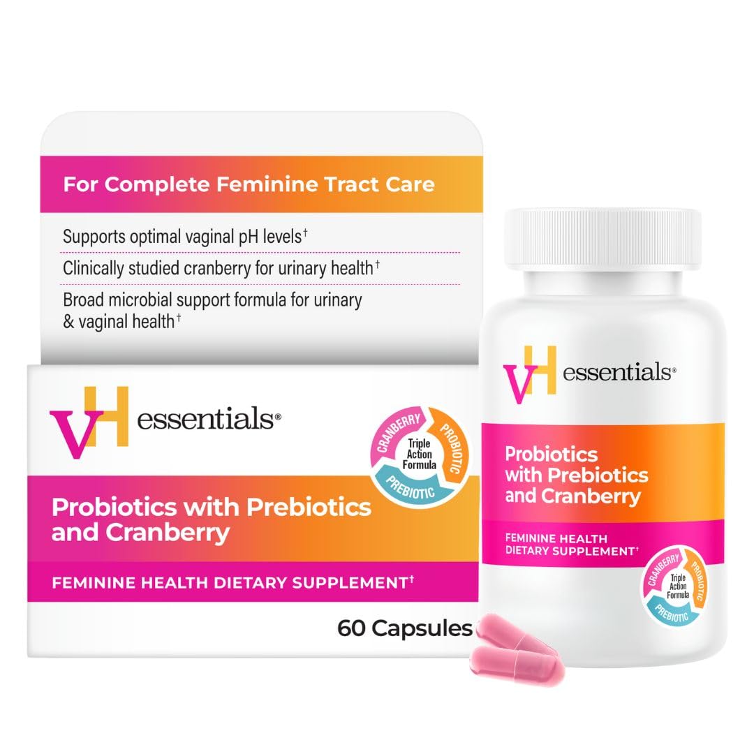 vH essentials frasco frente mostrando etiqueta clara y confianza