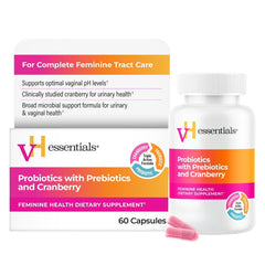 vH essentials frasco frente mostrando etiqueta clara y confianza