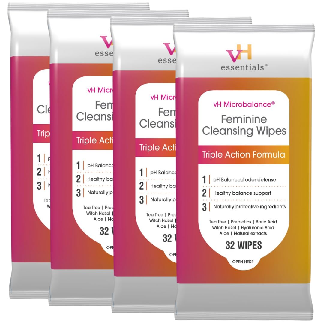 vH essentials frente del paquete mostrando presentación y beneficios