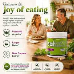 VH Nutrition Eatmor ingredientes genciana jengibre alfalfa y cúrcuma para digestión