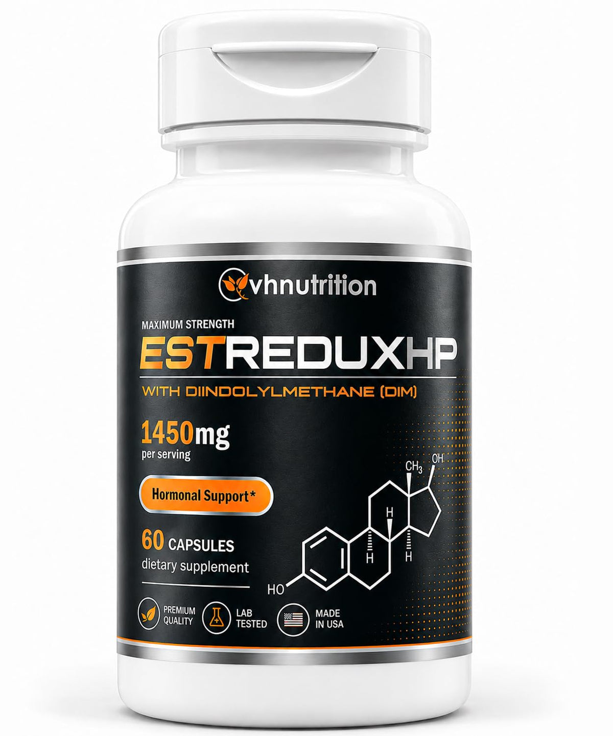 VH Nutrition ESTREDUX HP frontal mostrando el envase y beneficios