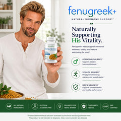 VH Nutrition persona tomando una cápsula con agua para uso práctico