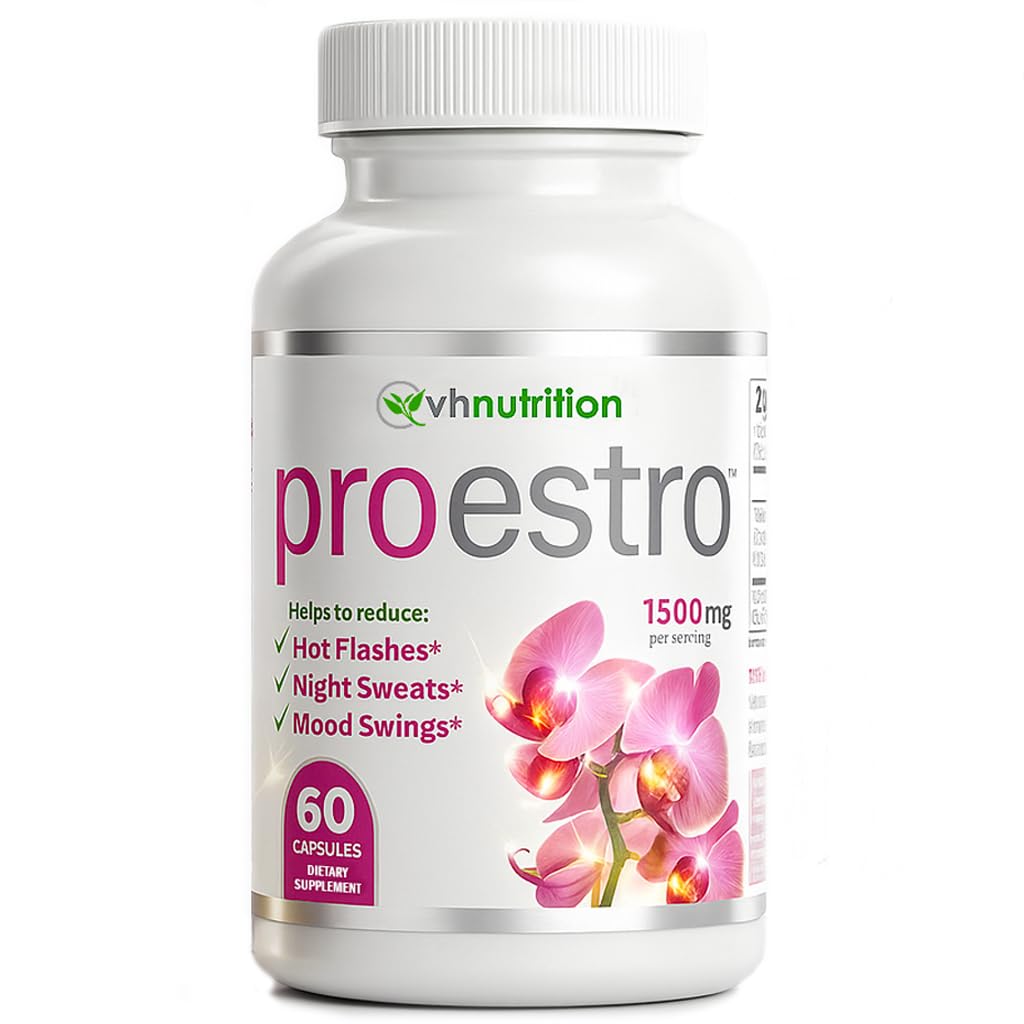 VH Nutrition PROESTRO frasco frontal mostrando presentación y tranquilidad