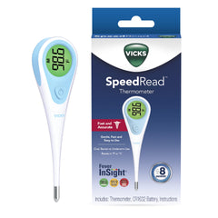 Vicks SpeedRead vista frontal con pantalla clara y lectura rápida