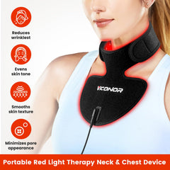 Viconor material flexible adaptándose al cuello para mayor comodidad