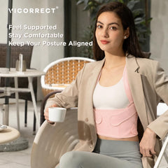 Vicorrect comparación de tamaño en mano para mostrar ajuste discreto