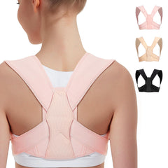 Vicorrect vista frontal del corrector rosa mostrando ajuste y beneficio estético