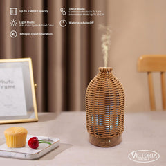 VICTORIA AROMA comparación tamaño junto a taza para referencia práctica