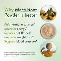 VIDAPURA polvo Mighty Maca Plus textura fina lista para mezclar y nutrir