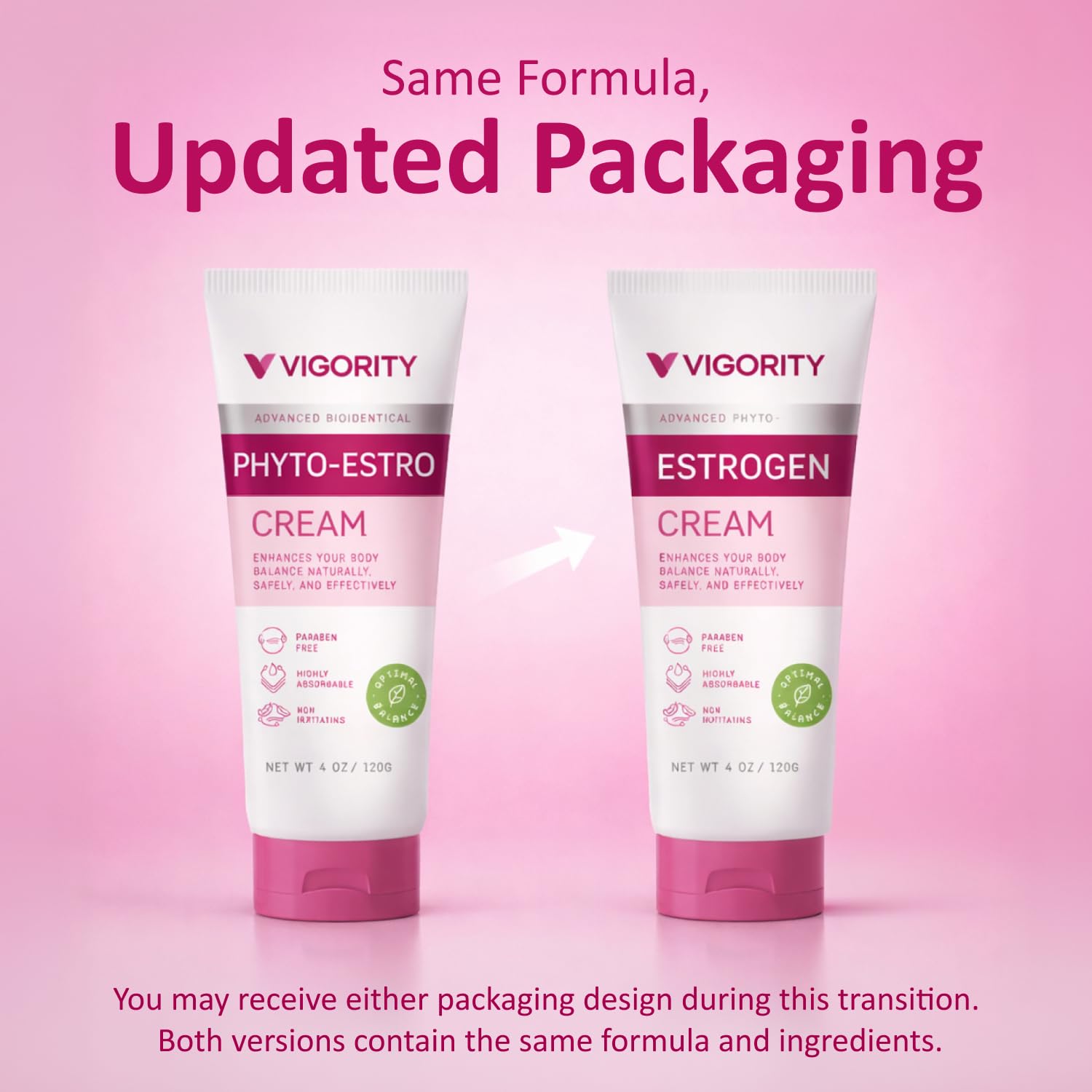 Vigority textura cremosa en primer plano, absorción rápida y sin residuo