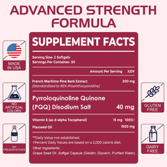 Vigorizar frasco abierto con softgels visibles para ver contenido