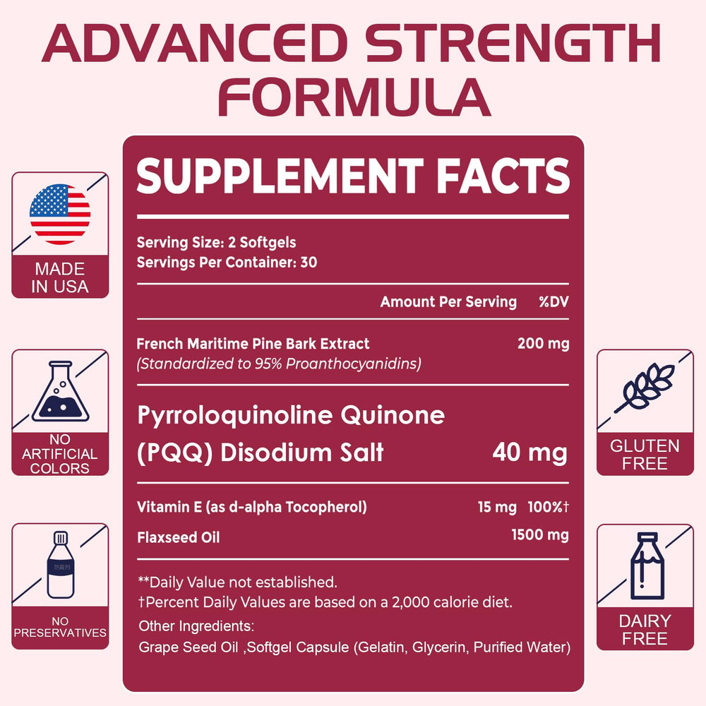 Vigorizar Pycnogeno cápsulas veganas; opción apta para vegetarianos