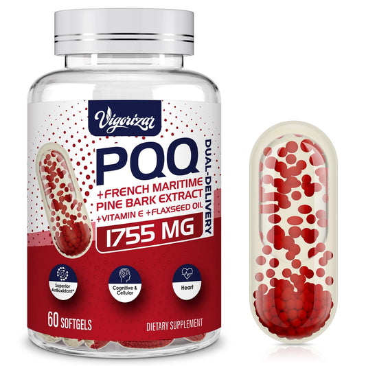 Vigorizar frasco frontal mostrando etiqueta y beneficio antioxidante