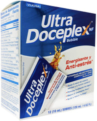 VIJOSA Ultra Doceplex Energy Pouches packaging, convenient on-the-go energy support.