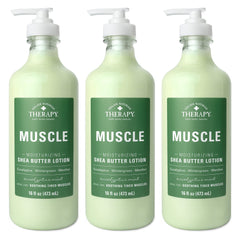 Village Naturals Therapy frontal del envase mostrando el diseño y aroma eucalipto-menta