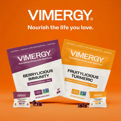 Vimergy masticables en contexto de vida activa, ideales para uso diario