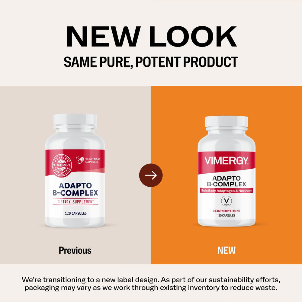 Vimergy etiqueta nutricional enfocada en formas activas B