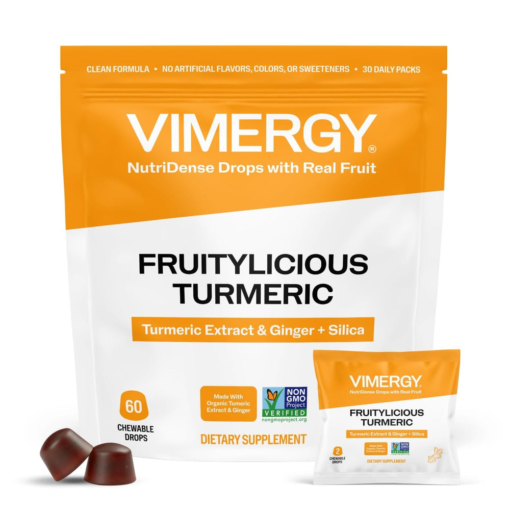Vimergy frontal del envase mostrando el diseño y beneficios del producto
