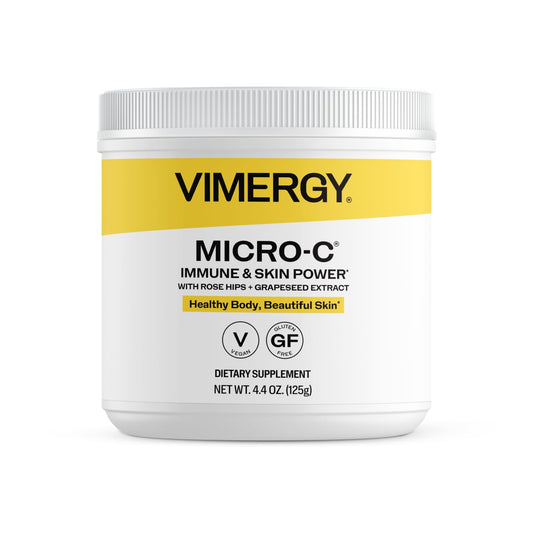Vimergy Micro-C frente del envase mostrando diseño y claridad