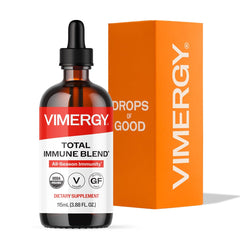 Vimergy envase frontal mostrando etiqueta clara y beneficios
