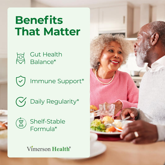 Vimerson Health cápsula en primer plano que destaca fácil ingestión y vegetal
