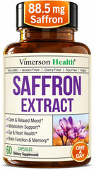 Vimerson Health bote frontal mostrando cápsulas, apoyo natural al ánimo